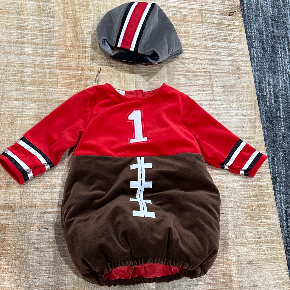 Koala Kids Red and Brown Football Costume